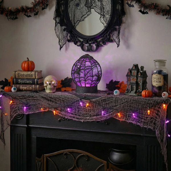 7"LED Spider Crystal Ball Water Globe