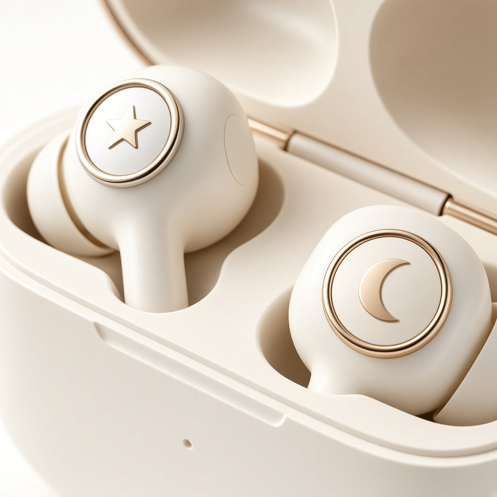 Lunar Magnetic Earring TWS Earbuds with Charging Case