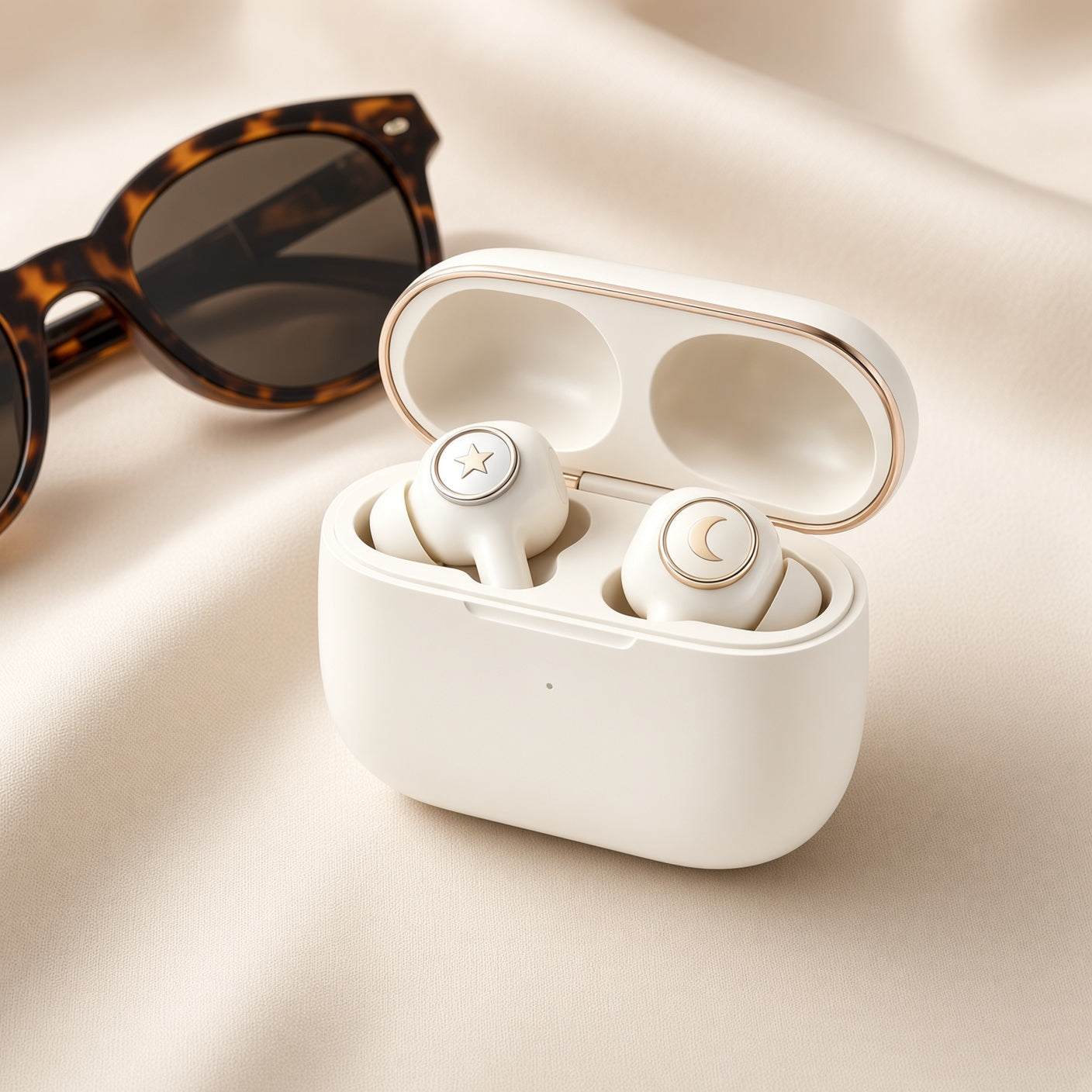 Lunar Magnetic Earring TWS Earbuds with Charging Case