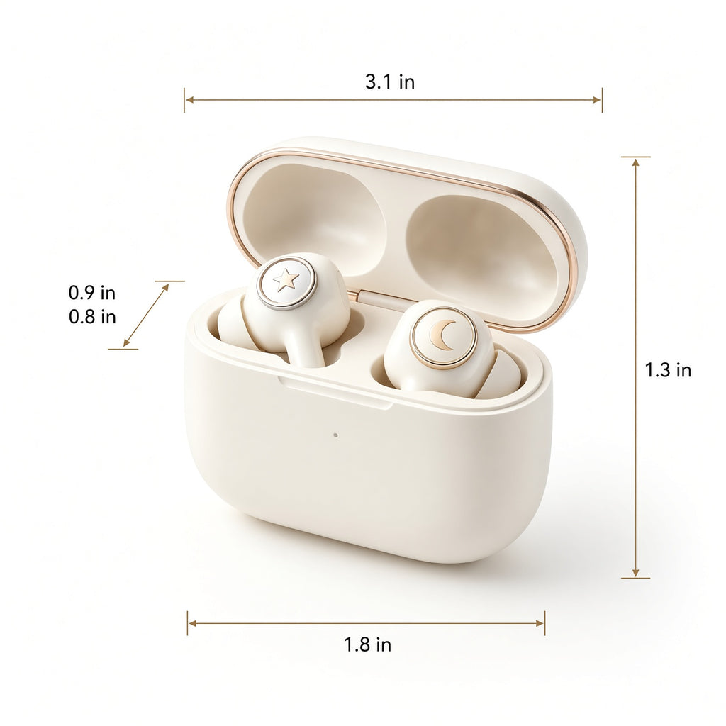 Lunar Magnetic Earring TWS Earbuds with Charging Case