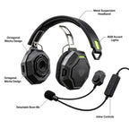 Octagonal Mecha Wired Over-Ear Gaming Headset with Detachable Boom Mic