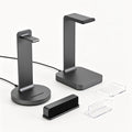 Aluminum Modular Headphone Stand, Detachable Multi-Style Headset Holder