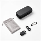 Headphone Travel Accessory Kit with Hard EVA Case & Velvet Pouch