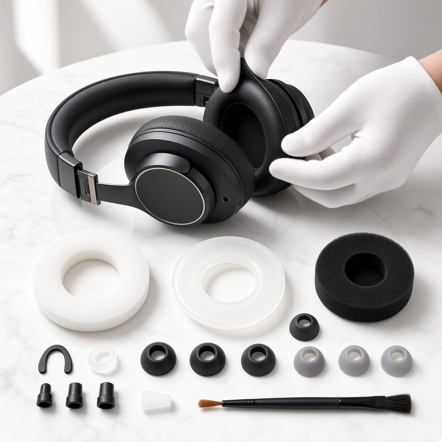 Headphone Replacement Ear Pads Complete Accessory Kit