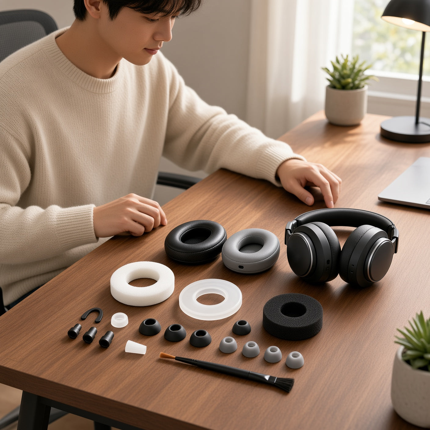 Headphone Replacement Ear Pads Complete Accessory Kit