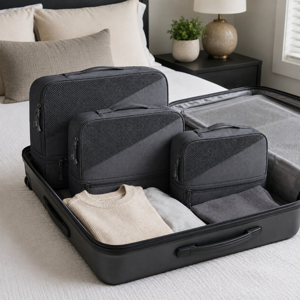 Three-Piece Compression Packing Cube Set