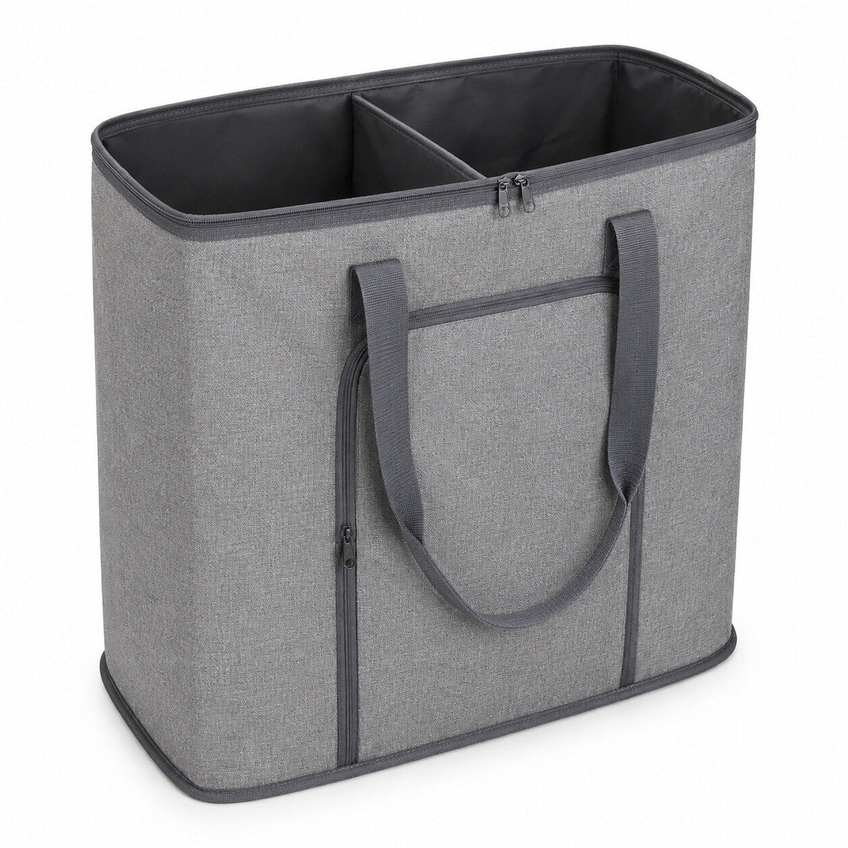 Foldable Two-Section Travel Laundry Organizer
