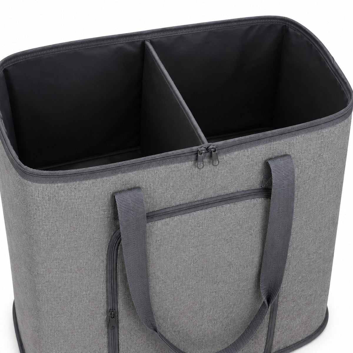 Foldable Two-Section Travel Laundry Organizer