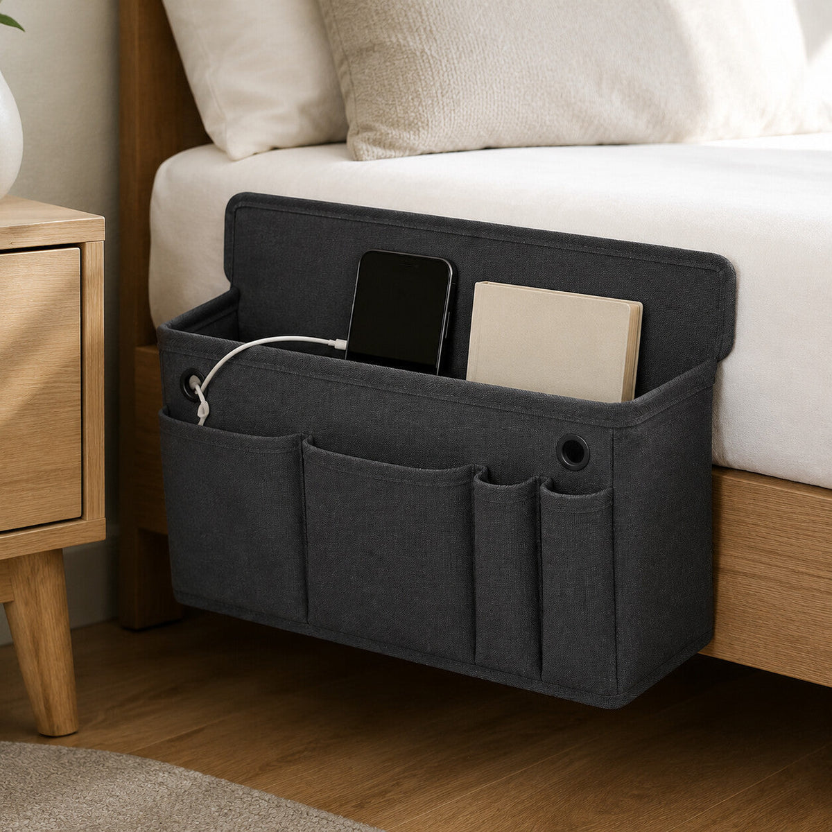Structured Bedside Storage Caddy